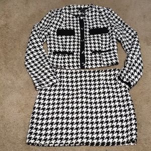 NWT Forever 21 Clueless Houndstooth Skirt Set MO